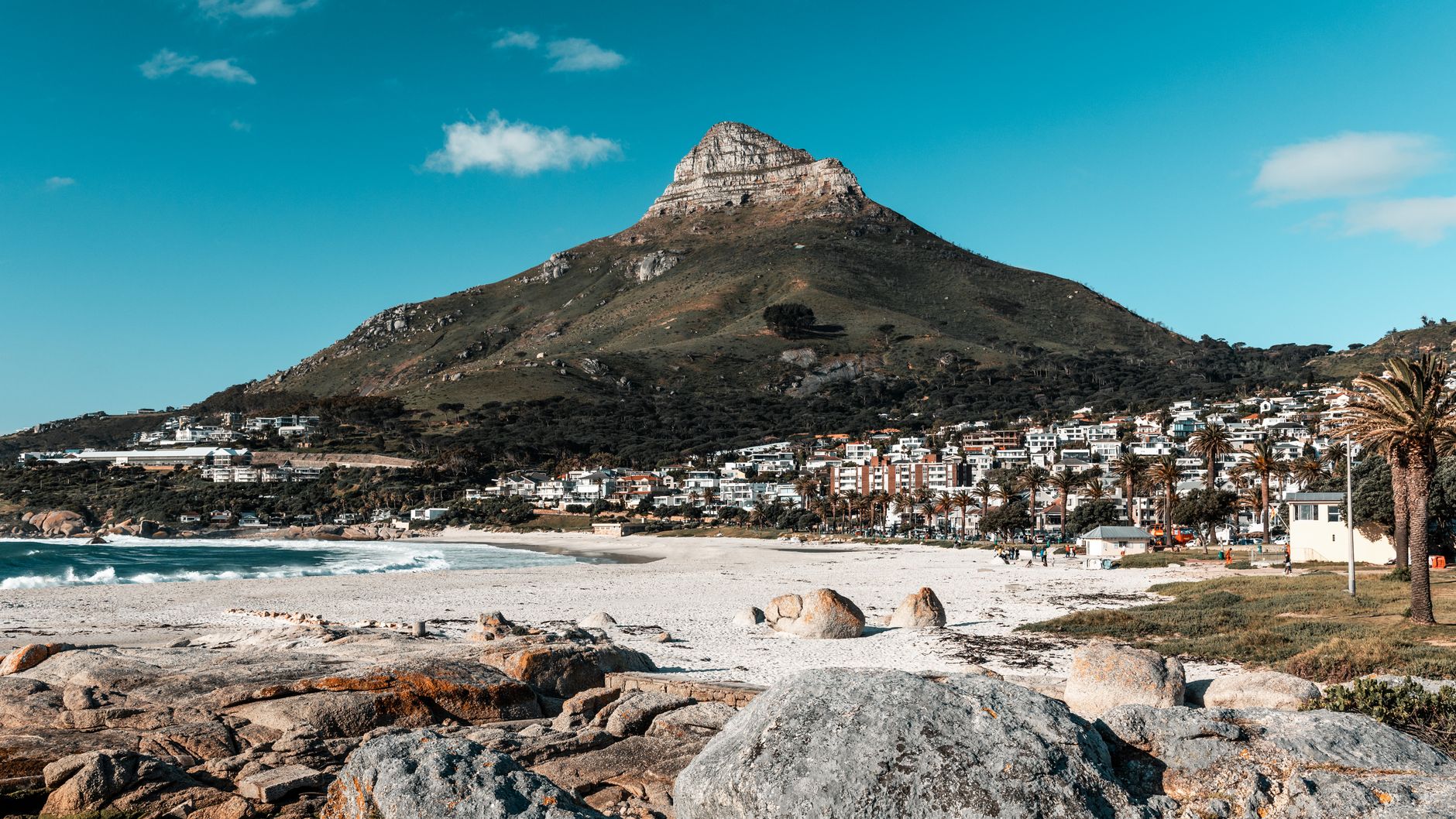 Lion’s Head and beach views in Cape Town South Africa
