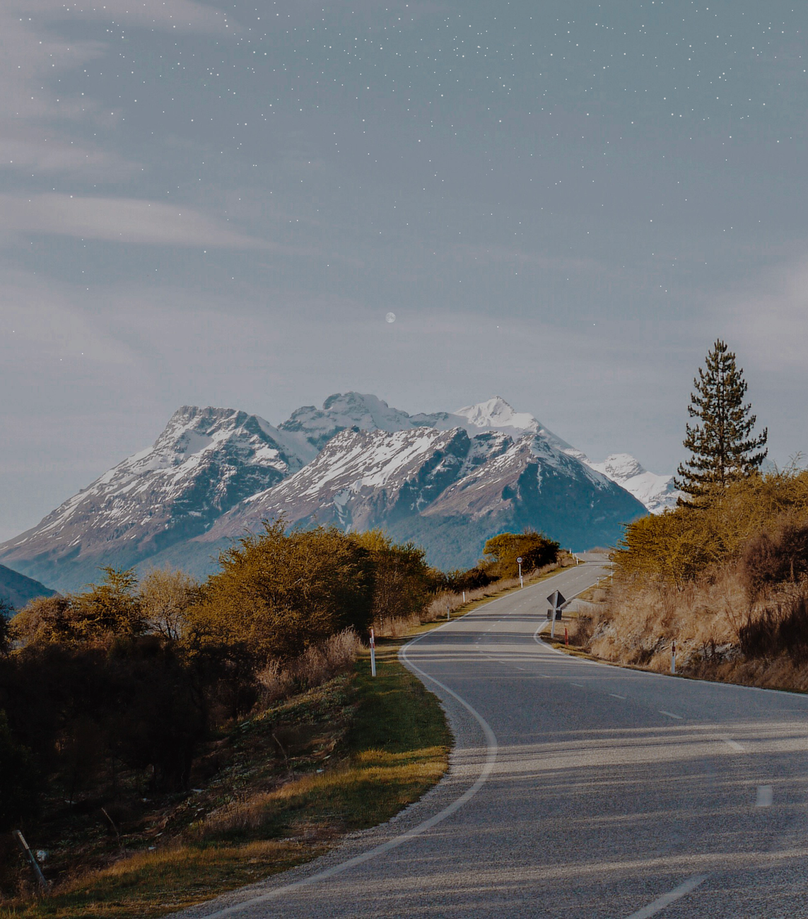 Scenic road through mountains during a New Zealand road trip