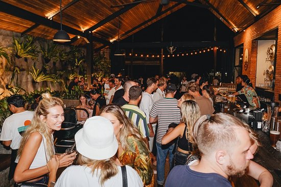 Friday drinks at Black Sand Brewery in Canggu, Bali