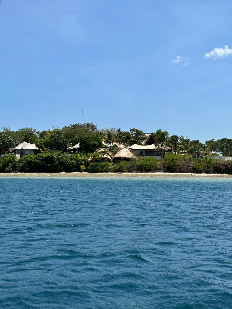 Coastal view of West Bali National Park near Menjangan Island