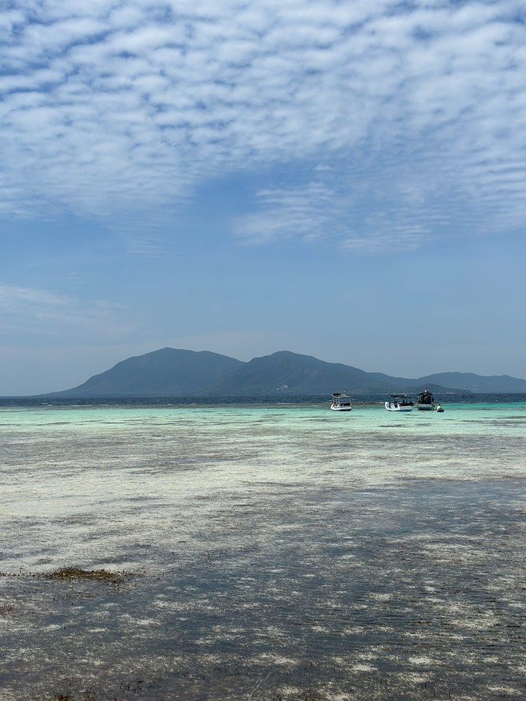 Clear blue water and island views during a boat trip around Gili Layar in Southwest Lombok
