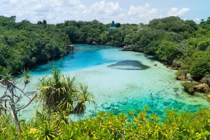 Turquoise water at Weekuri Lagoon in West Sumba