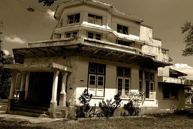 Old Dutch colonial building in Malang city center