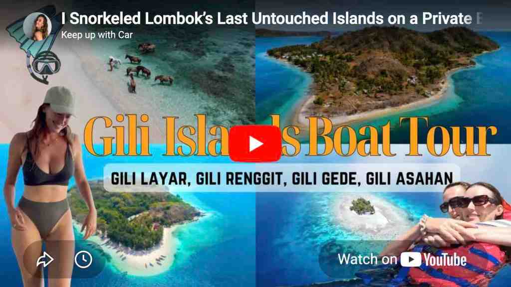Southwest Gili Islands snorkeling vlog exploring Gili Layar, Gili Rengit, Gili Gede and Gili Asahan near Lombok