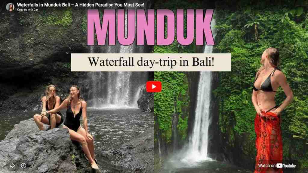Munduk Bali travel vlog exploring waterfalls and the mountain region of North Bali