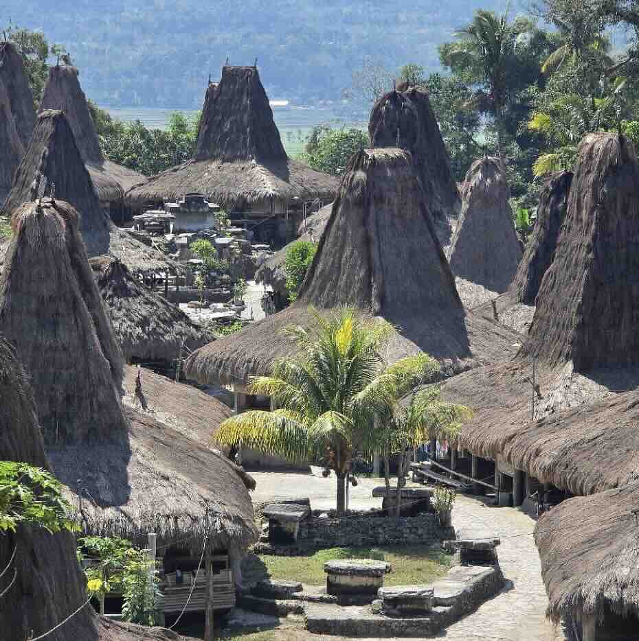 Prai Ijing Village near Waikabubak in West Sumba with traditional houses and local cultural heritage.