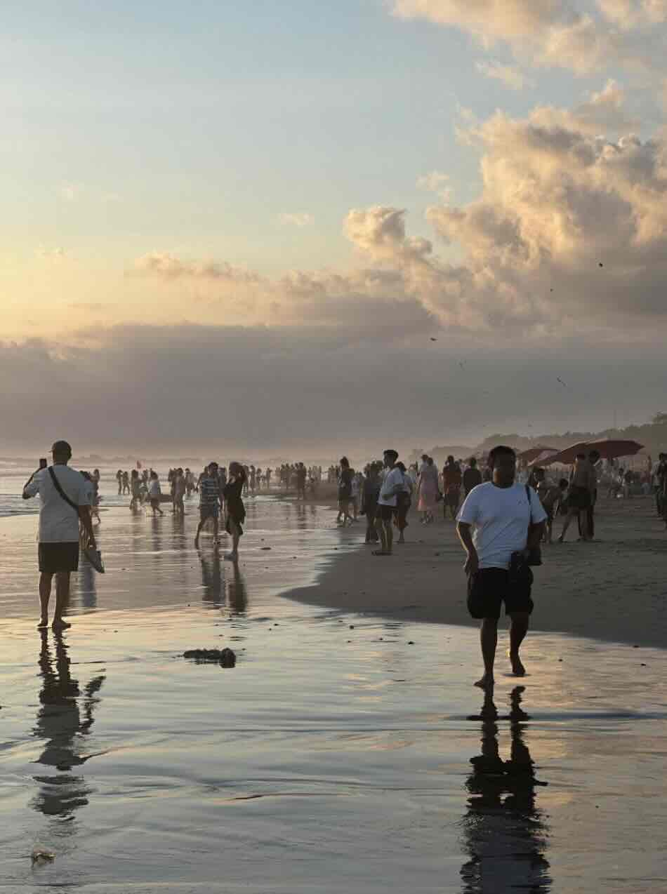Seminyak Beach Sunset Bali