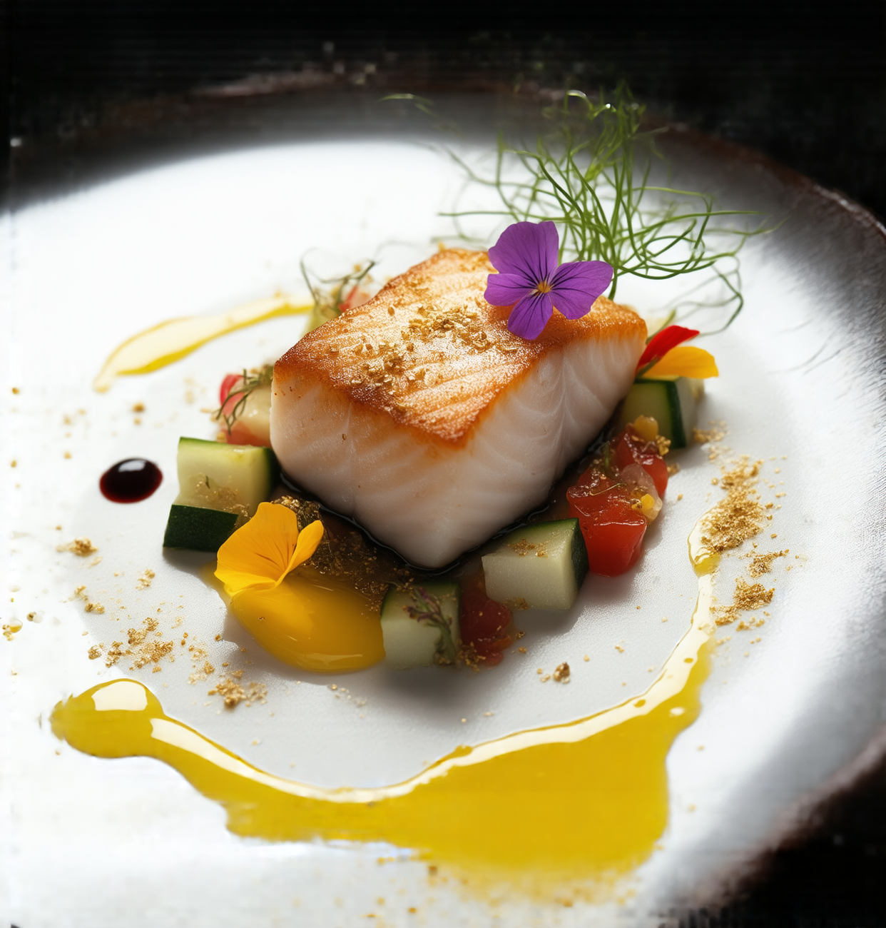 Fresh fish dish served at a restaurant in Rote Island, Indonesia