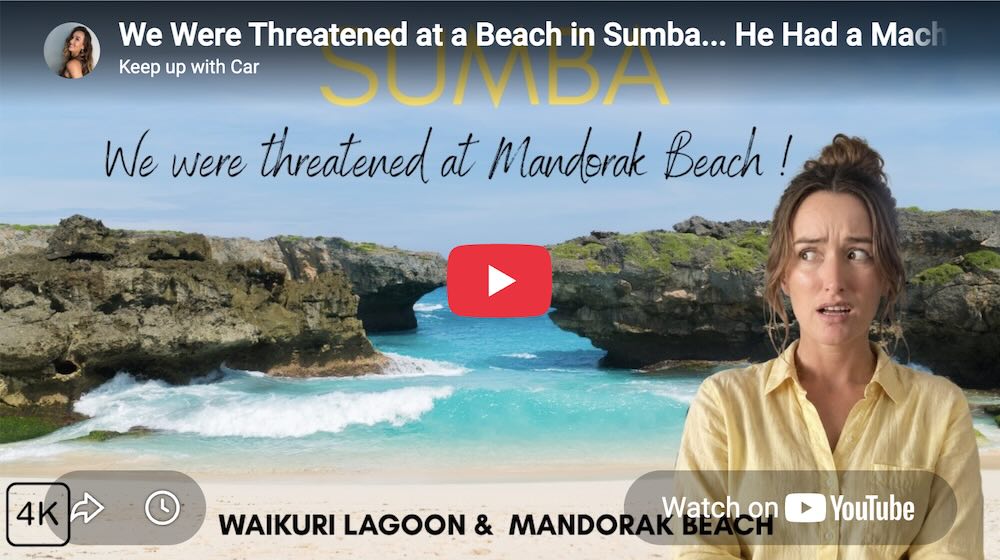 West Sumba travel vlog exploring Weekuri Lagoon, Mandorak Beach and the wild coastline of Sumba