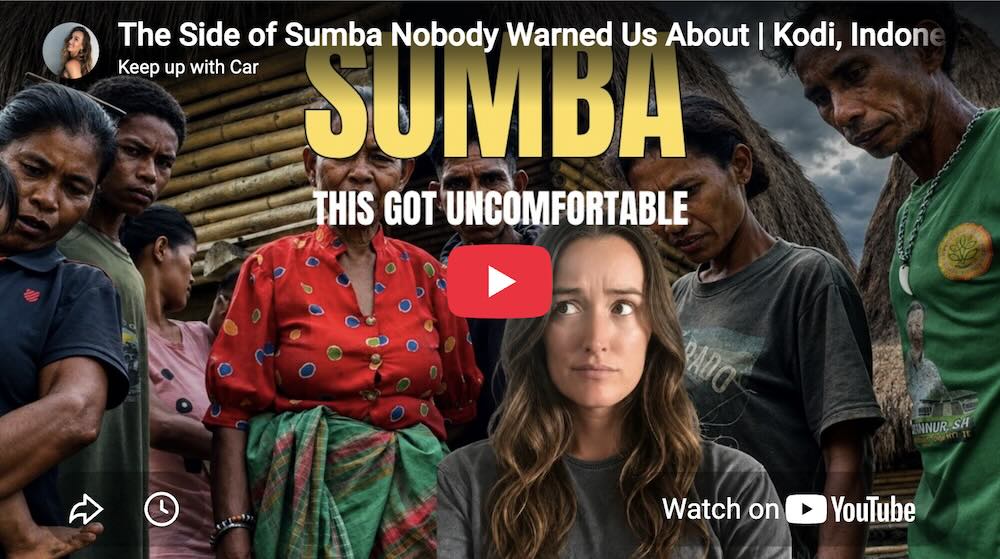 Sumba travel vlog exploring traditional villages, local culture and life on the island