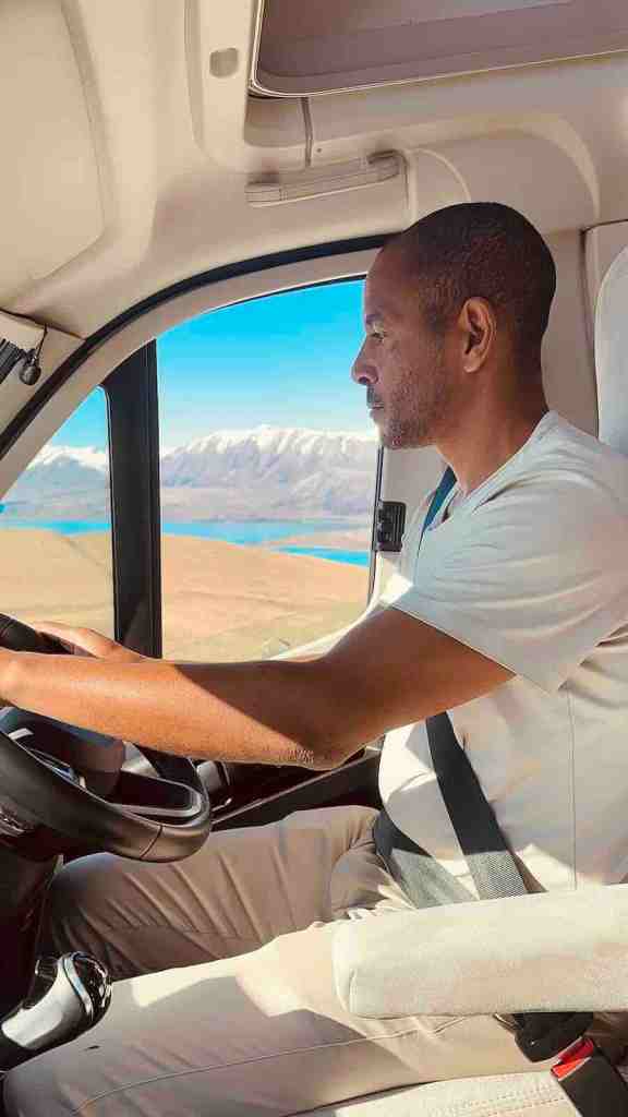 Driving our Wilderness motorhome through the South Island of New Zealand, where mountain roads, changing weather and long scenic stretches are part of the adventure.
